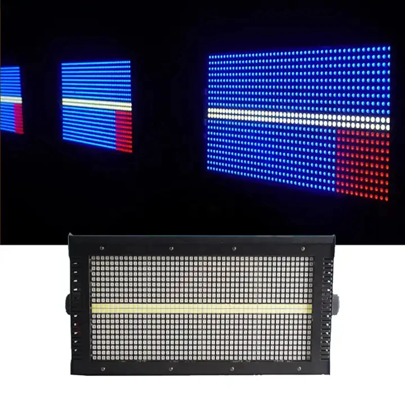 Imagem -06 - Rgb Led Strobe Wash Light 3in Dmx512 Flash Clube Bar dj Disco Plano de Fundo Disco Festa Evento Mostrar