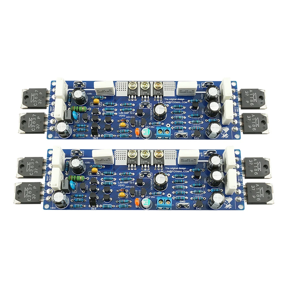 

Power Amplifier Board Audio L12-2 Sound 200W Class AB Amplifier Stereo Amp 2 Channel Ultra-low Distortion