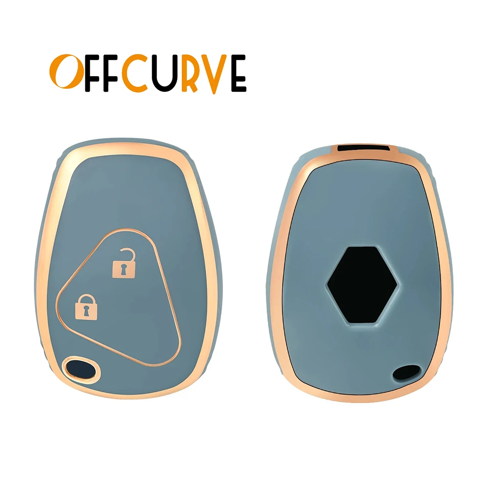 

2 Buttons TPU Car Key Fob Case Shell for Renault Clio Duster DACIA Logan 2 3 Sandero for Nissan Terrano Almera for Lada Largus