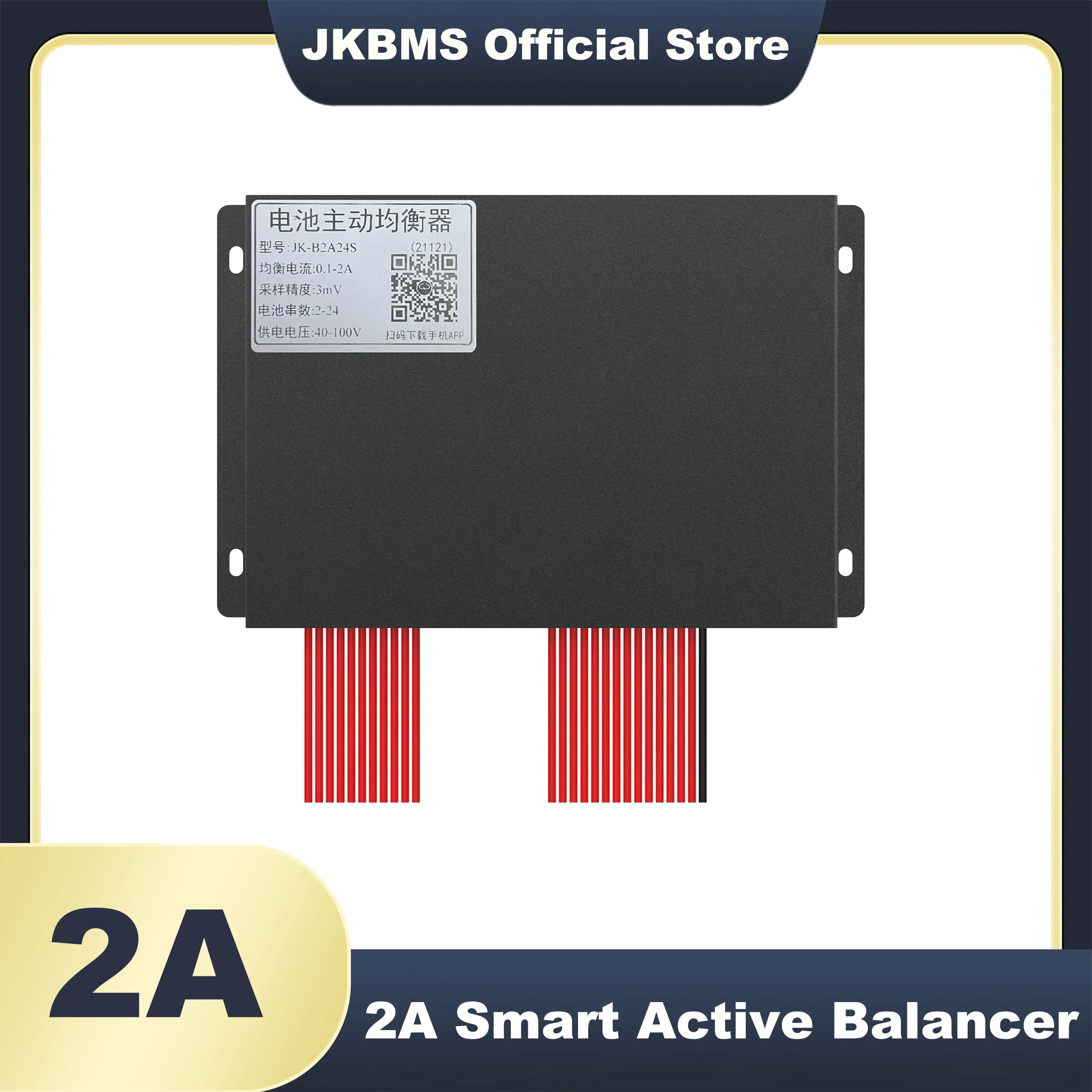 Jkbms Actieve Slimme Balancer Rs485 Canbus 4S 8S 14S 16S 24S 2a Parallel Slimme Actieve Balancer Bluetooth App Li-ion Lifepo4 Lto