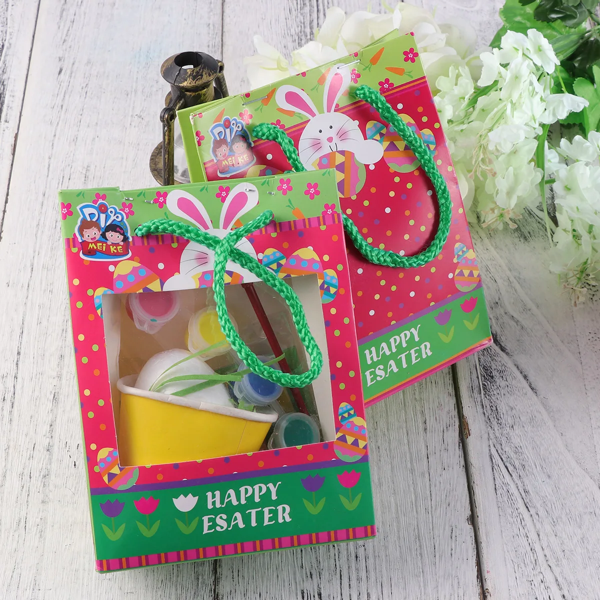 어린이를 위한 DIY 부활절 달걀 공예 상자, 프리미엄 동물 디자인 만들기 키트, 재미있고 창의적인 학습 용품, 어린이집 및 가정용