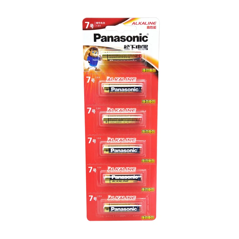 Panasonic LR03 Alkaline battery 6PCS air conditioner remote control TV children\'s car toy electronic weight scale mouse