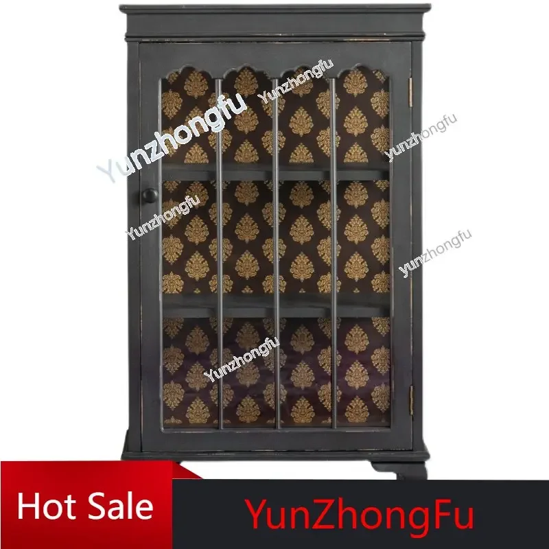 

Винтажный шкаф для хранения, деревянный шкаф, стена для гостиной, низкий шкаф, чайный, домашний винный шкаф, шкафчики с дверцей