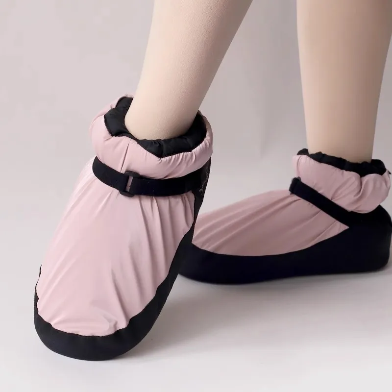 Women Ballet Dance Warm Up Slippers Winter Indoor Insole Booties Point Shoes Kid Girls Dancing Antiskid Ballerina Training Boots