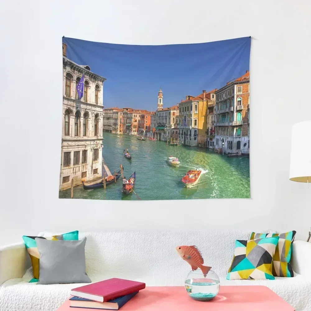 

Light Traffic on the Grand Canal Tapestry House Decor Home Decorations Aesthetic Decoration Room Tapestry