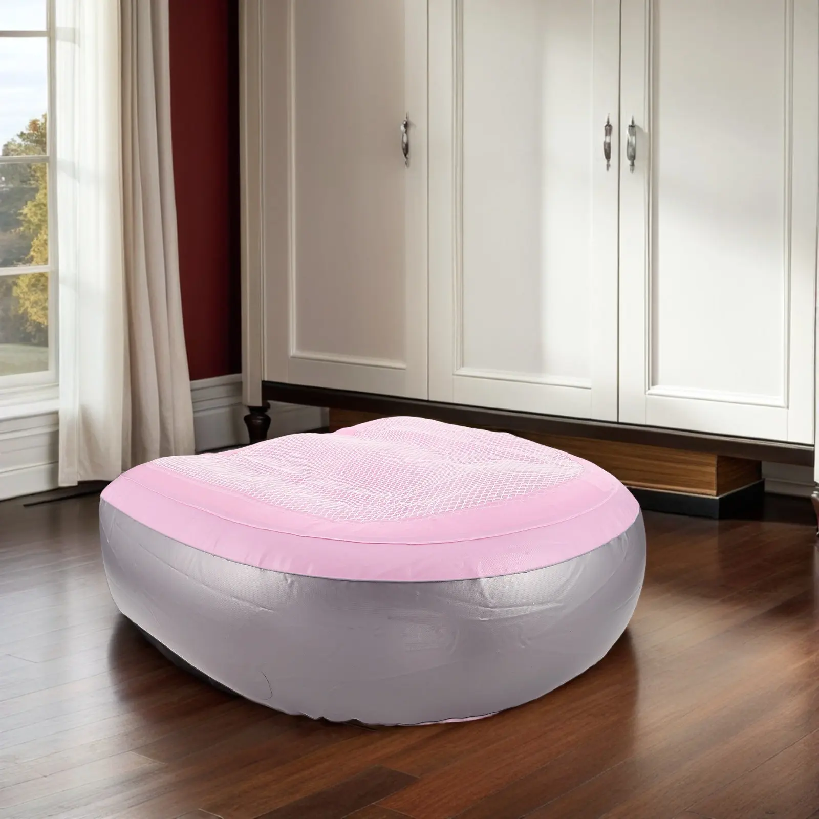 

Надувная подушка-сиденье для ванны для взрослых, двухфункциональная, наполняемая водой, нескользящая, с присосками, портативная, для комфортного спа-отдыха