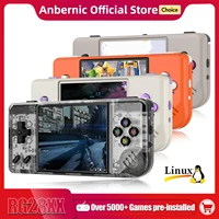 ANBERNIC-consola de juegos portátil RG28XX, 2,83 pulgadas, 640x480, pantalla IPS, sistema Linux, 3100mAh, compatible con salida HDMI, 64G, más de 5000 juegos