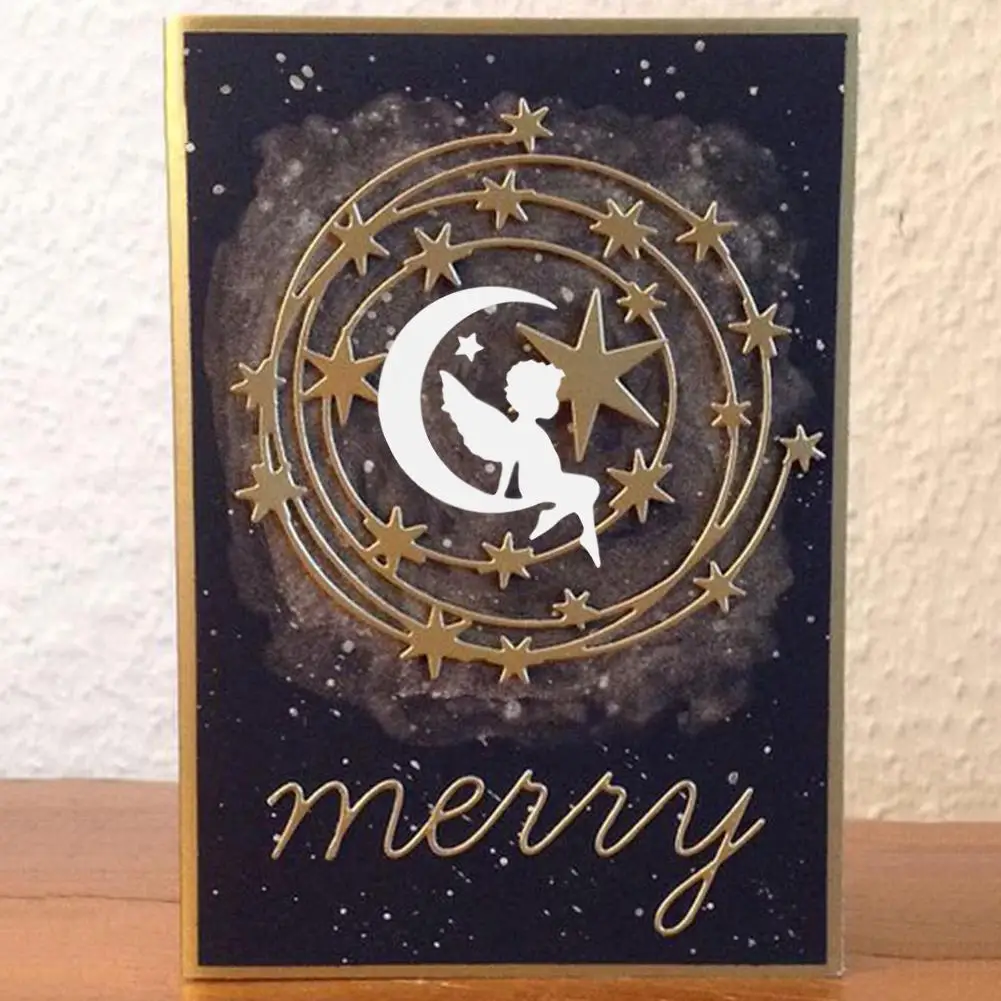 Fustelle per il taglio dei metalli per Scrapbooking fai da te 3D Spotty Line Circle Nesting Frame Album decorativo goffratura artigianale fustelle tagliate