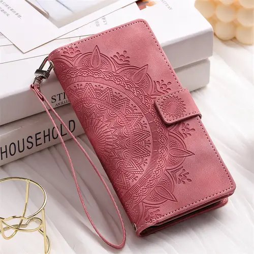 Totems Zipper Card Case for Xiaomi Poco X6 F6 M6 F5 X5 X4 X3 NFC F3 F4 Pro C65 C55 Luxury Magnetic Leather Wallet Protect Cover - Image 17