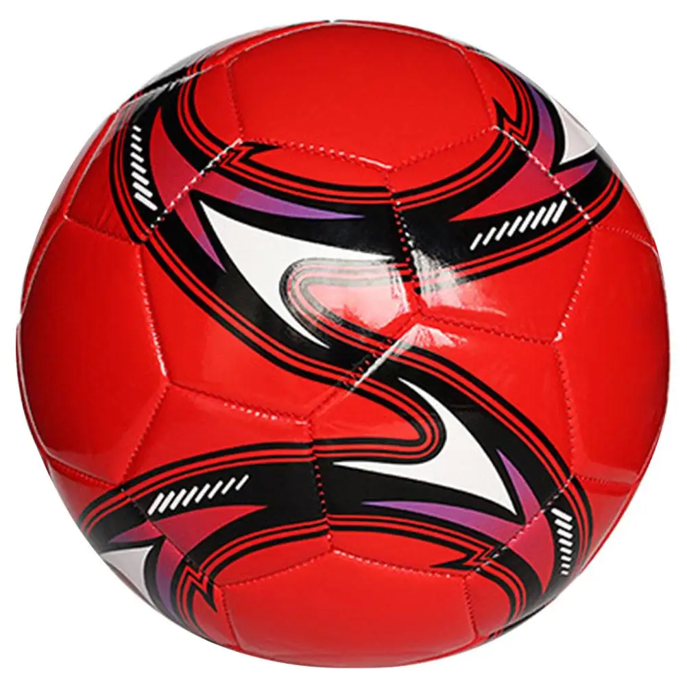 PVC-Größe, Fußball, beständiges Spielzeug, Fußballtraining, leichtes rotes Design, aufblasbarer Fußball für Kinder im Freien