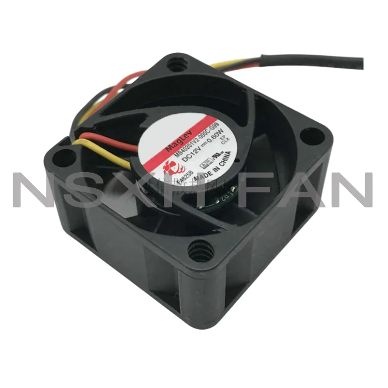 Ventilador original do poder, novo, MB40201V2-000C-G99, 4020, 12V, 0.60W, 4cm