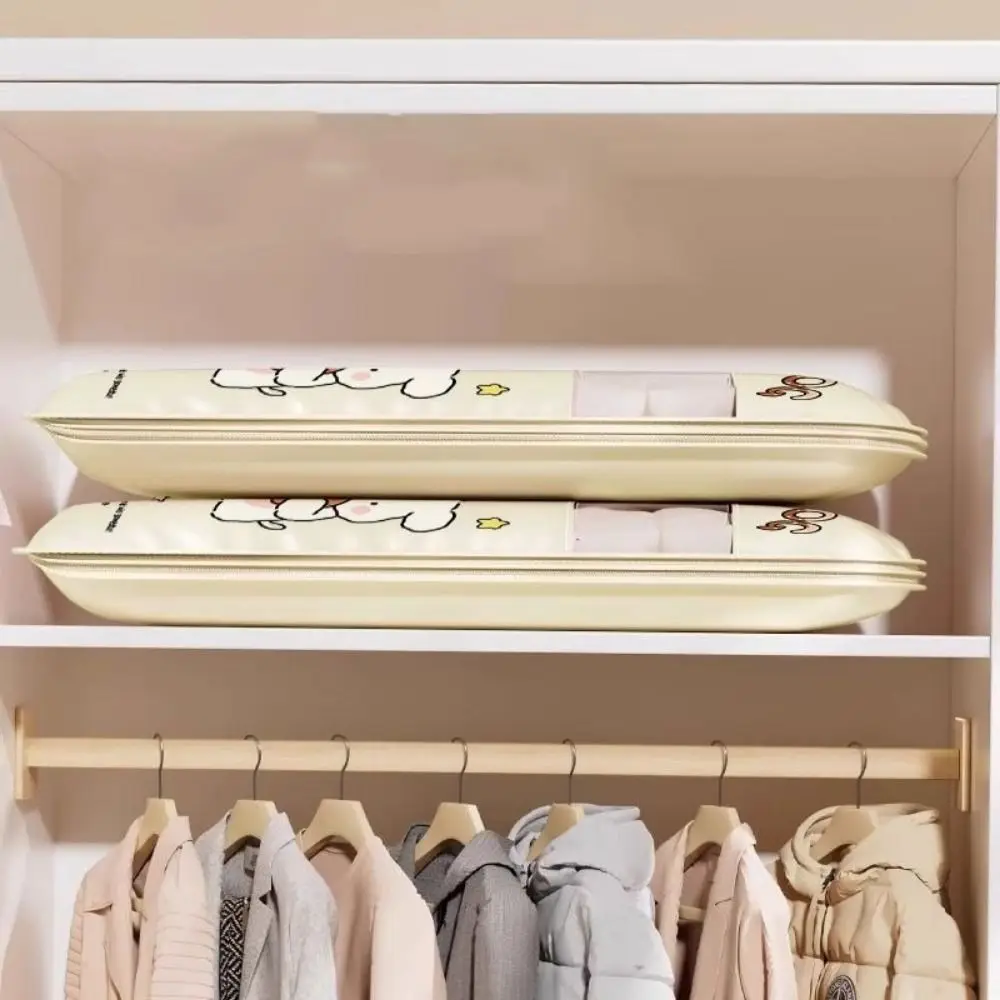 

Пылезащитный чехол для одежды с видимым окном, экономящий место, большой вместимости, компрессионный подвесной мешок на молнии, органайзер для гардероба