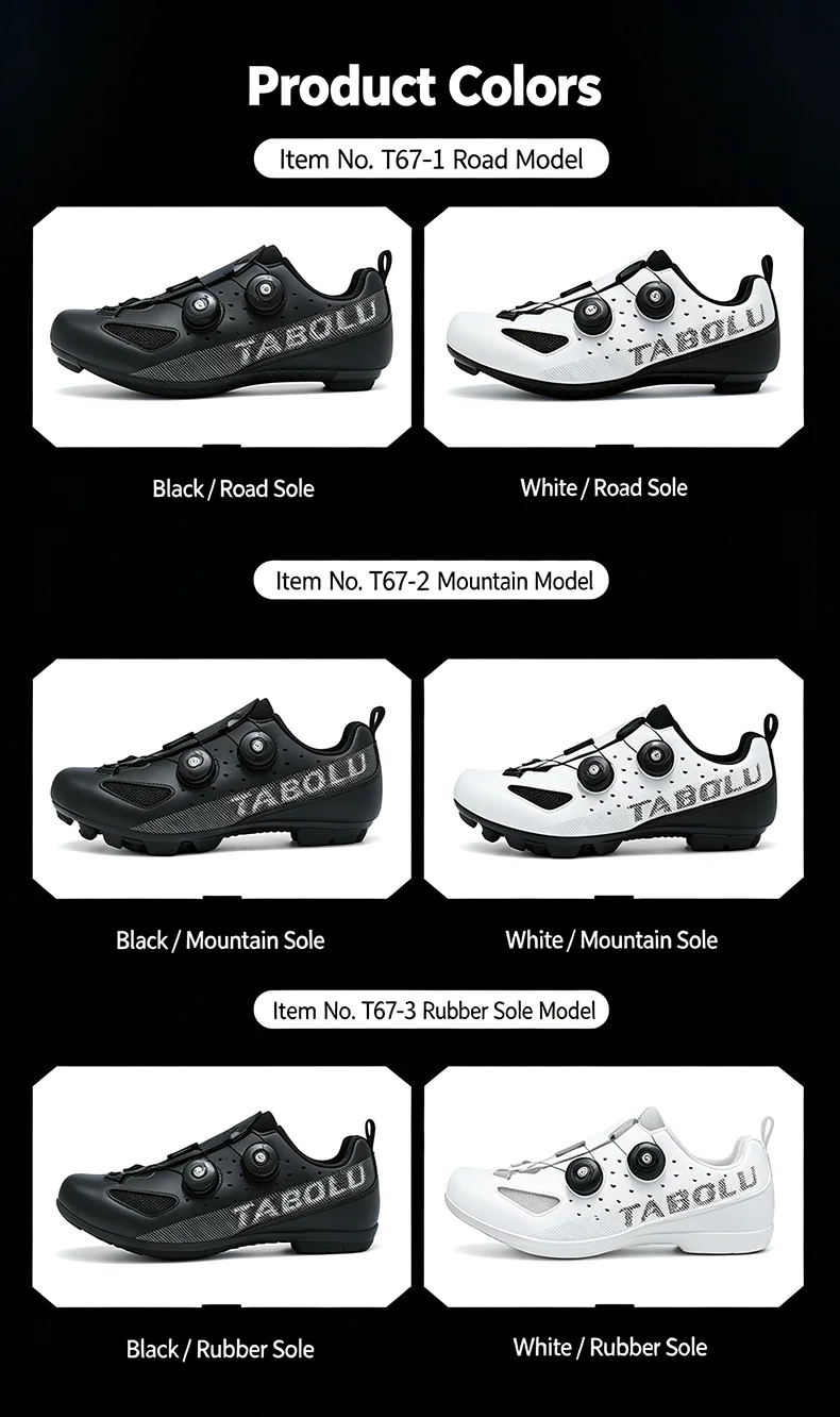 Herren- und Damen-Mountainbike-Schuhe, professionelle atmungsaktive MTB-Schuhe mit harter Sohle, rutschfeste Rennradschuhe. – Detail 15