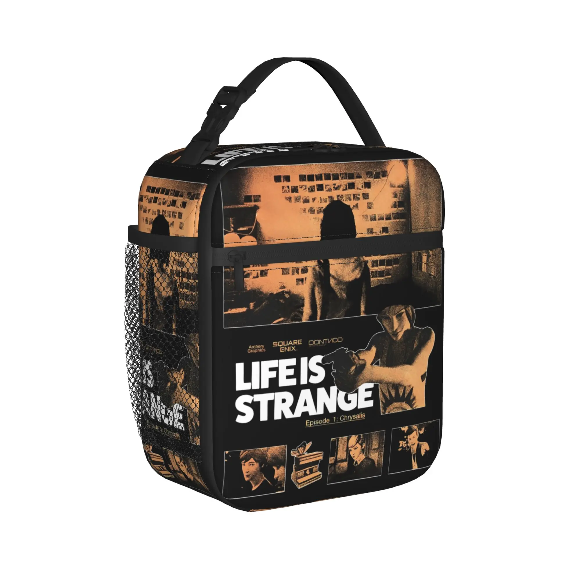 Life is Strange Insulated Lunch Bags High Capacity Game Meal Container Thermal Bag Lunch Box Tote Beach  Travel Girl Boy