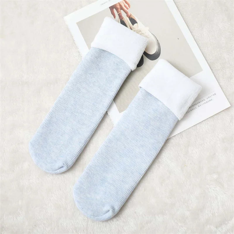 Women Warm Plush Socks Set Autumn Winter Thickening Velvet Boots Female Ladies Lovely Floor Sleeping Thermal Sock Christmas Gift