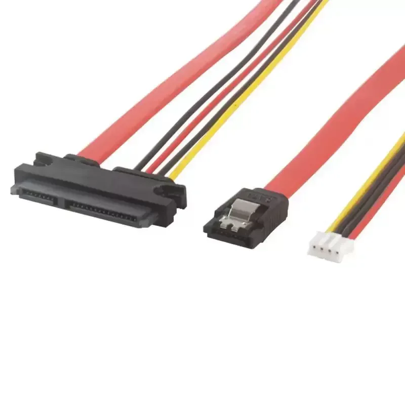 for Desktop Computer Power Supply Small 4PIN SATA Transfer Integrated Hard Disk Optical Drive Data Cable 7+15P Power Cable