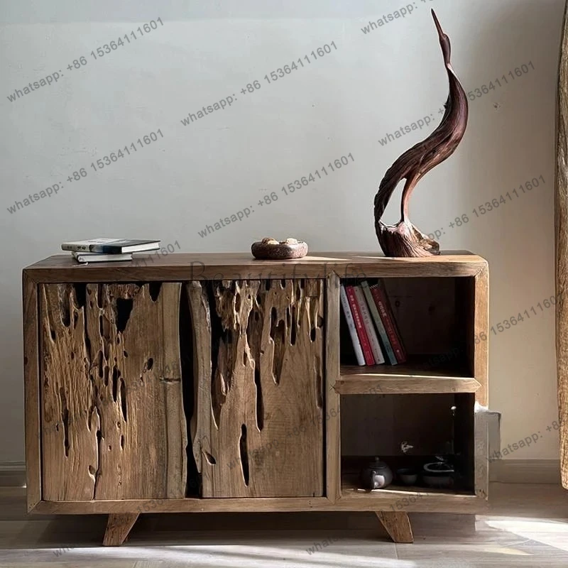 

Indoor tea room, tea cabinet, antique style, dining side cabinet, office storage cabinet