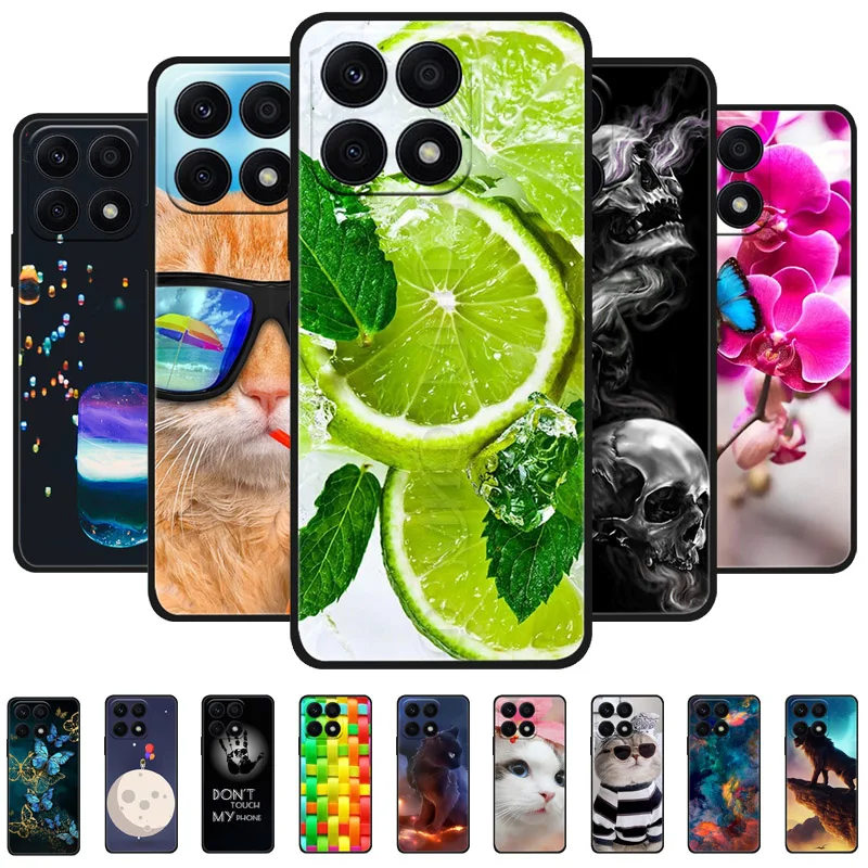 For Huawei Honor X8A Case Cover Honor X 8a 6.7\'\' Silicone Soft TPU Phone Fundas Case For Huawei Honor X8A Coque Shell Bumper