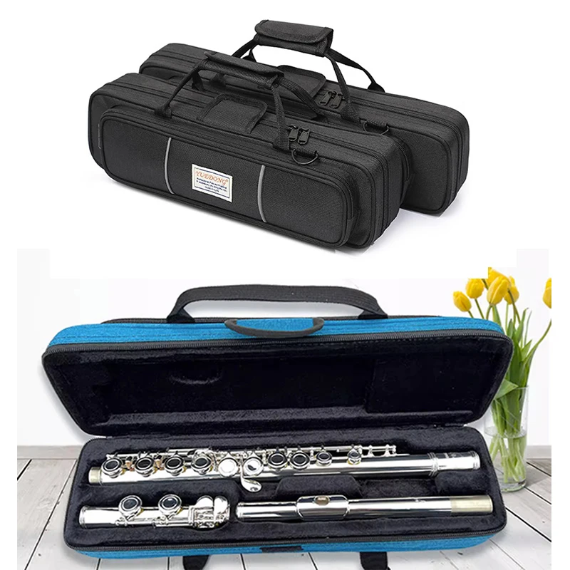 Custodia per flauto a 16 fori e 17 fori Custodia per strumenti leggera e resistente alla pressione Custodia per strumenti di livello professionale infrangibile