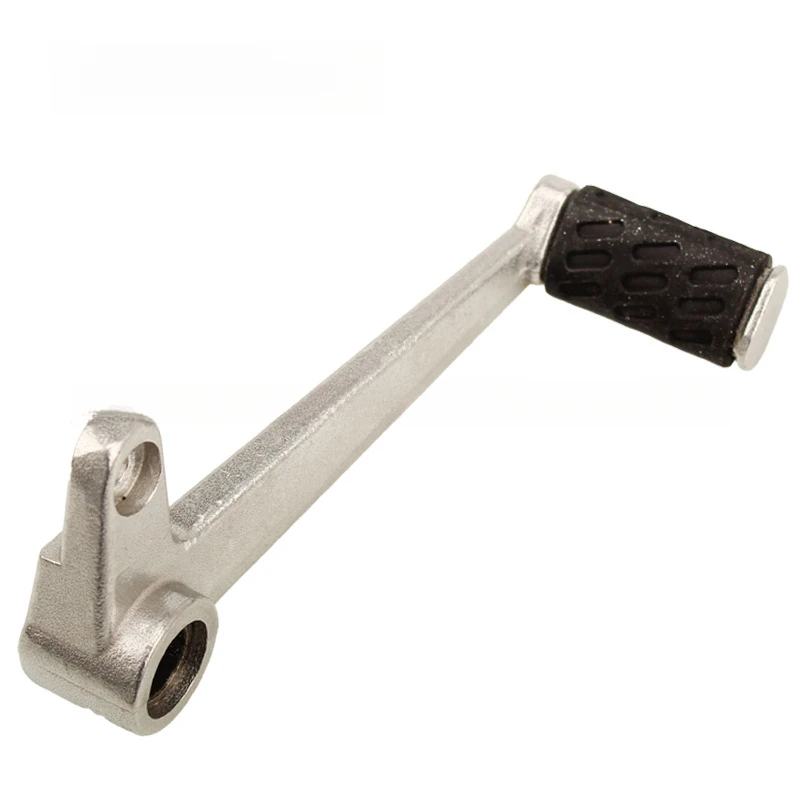 

Modified motorcycle bumpers, protective bars and gear shift levers