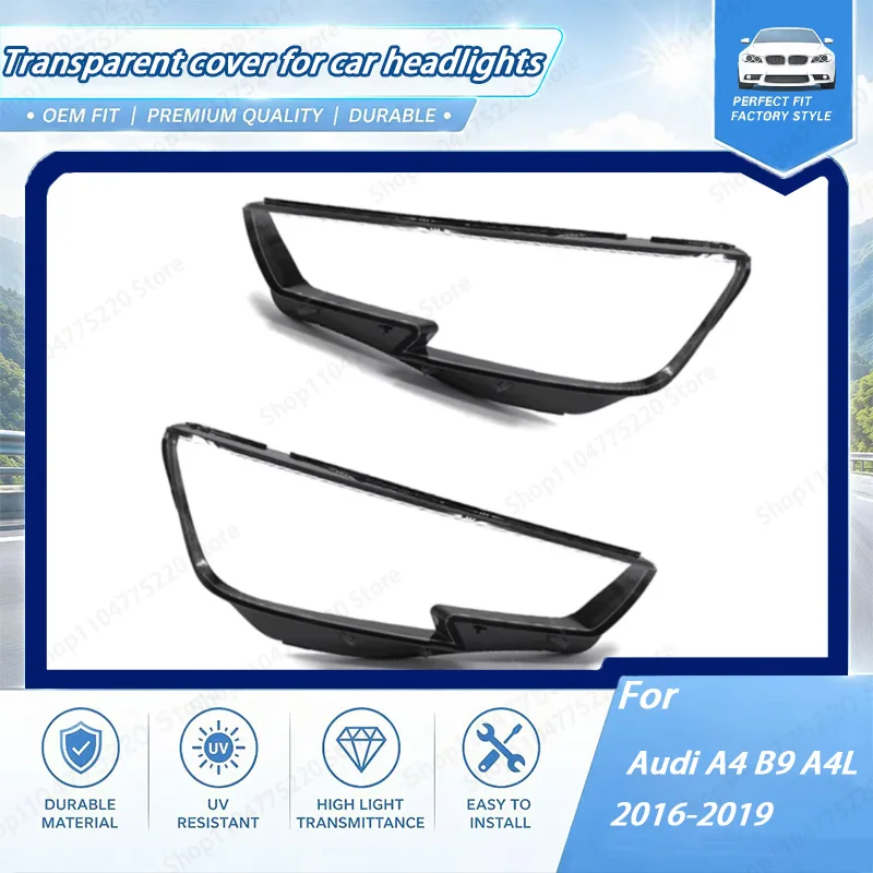 car-headlight-shell-for-audi-a4-b9-a4l-2016-2017-2018-2019-front-headlamp-lens-cover-transparent-lampshade-clear-headlight-cover