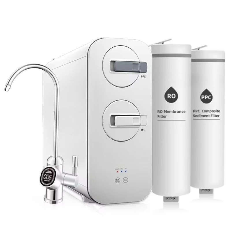 Mineral Alkaline Reverse Osmosis Drinking Water Filter System, Ultra‑Safe Household RO Water Purifier for Home Water Supply