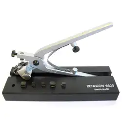 Bergeon 6620 Watch Band Notching Pliers Set Watchmaker Cutting Tool Swiss Tool