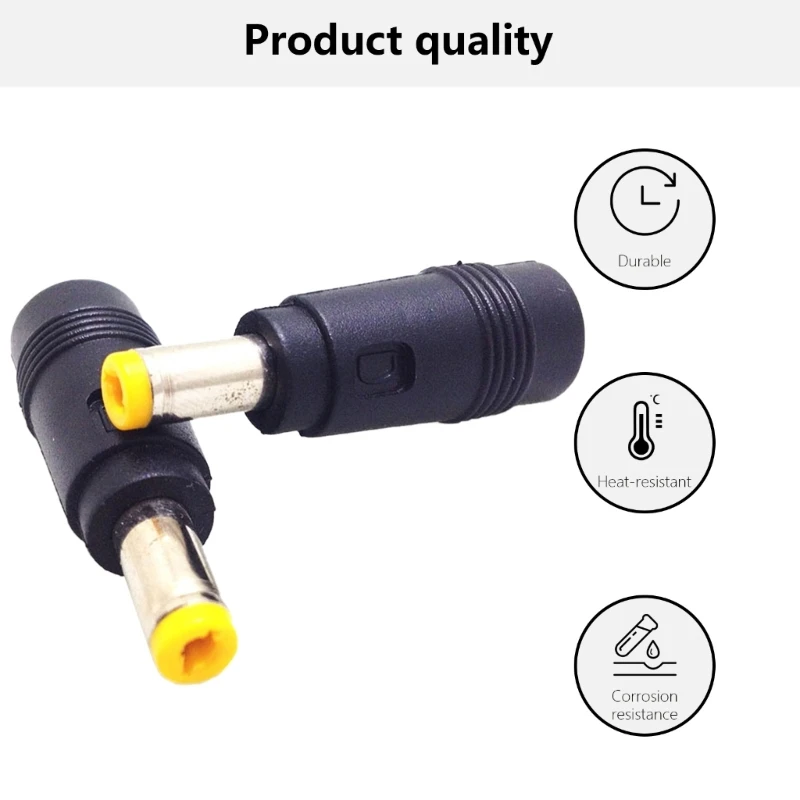 Power Connectors Adapter 5.5mmx2.1mm Female Plug to 2.5x0.7/3.5x1.35/4.0x1.7/5.5x2.5/5.5x2.1mm Male Converters for Laptops