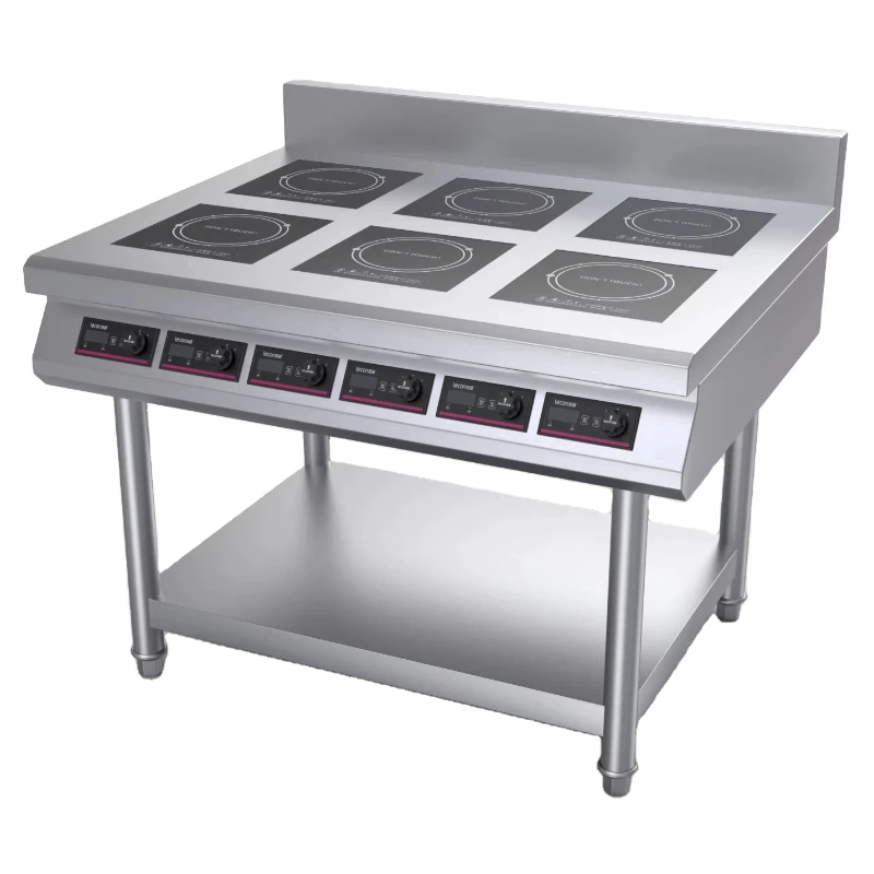 

Commercial Restaurant Kitchen Equipment Electric Induction Cooker Stove With 6 Burners
