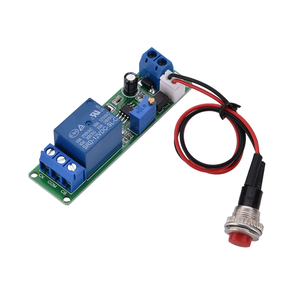 DC 12V Adjustable Timer Delay Turn OFF Module Timing Relay Time Switch 1~10sec Delay Off Switch Module