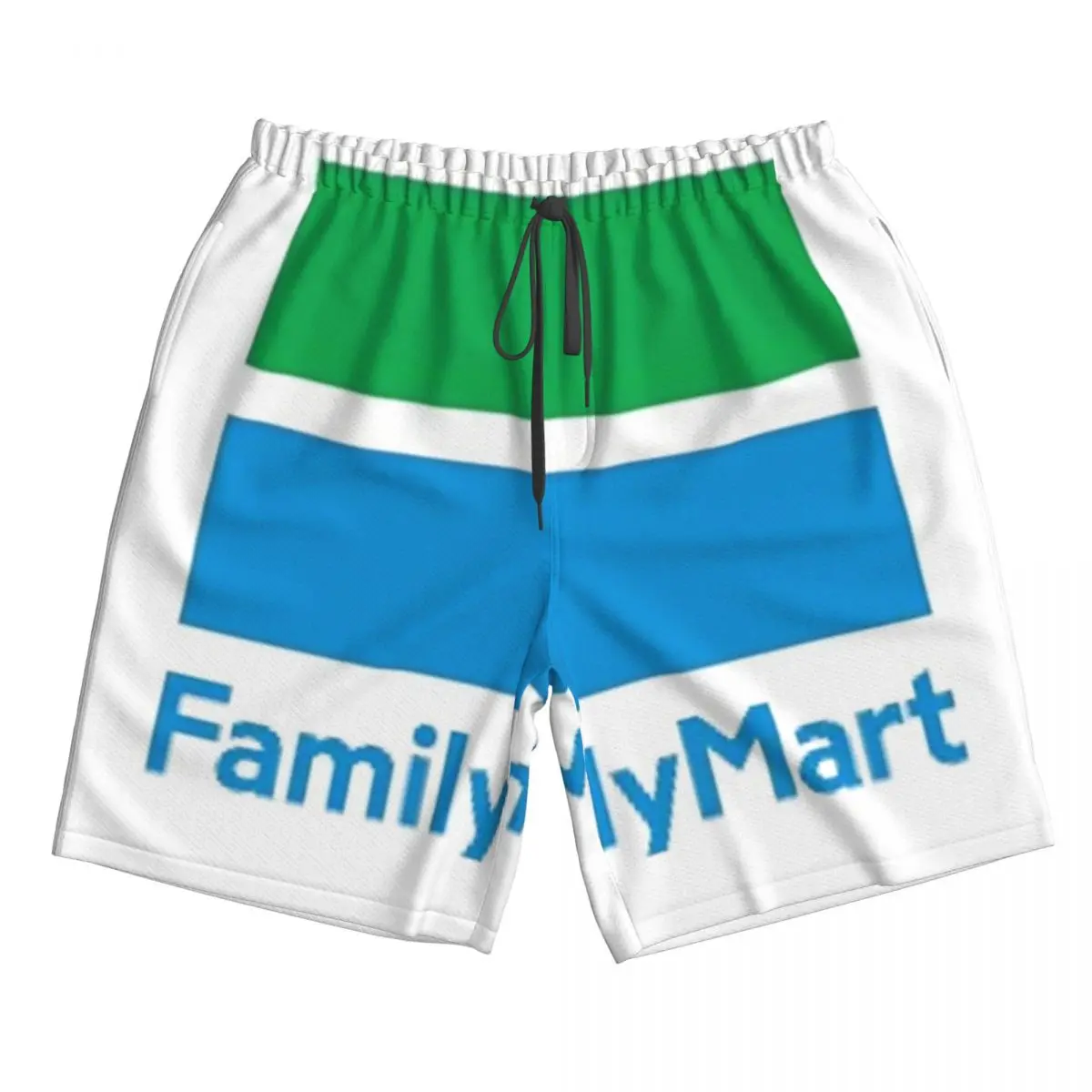 

Family Mart Trunks Beach Board Shorts Casual Quick Dry Swim Summer Men Pants