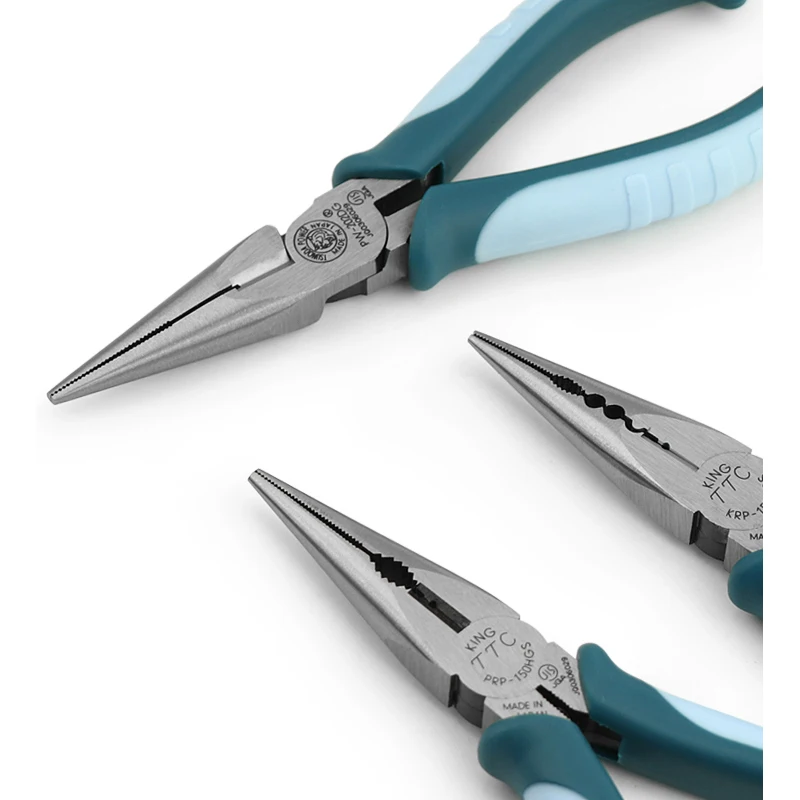 Tsuno DA Combined Long Nose Pliers For Cutting Wire and Bending Metal Plates Needle Nose Pliers with Coil Spring NO.PRP-150HGS