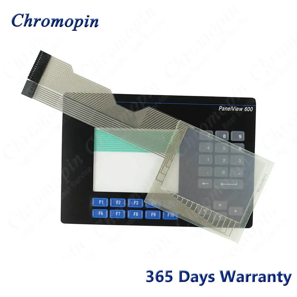 

Touch panel screen for AB Panel View 600 2711-B6C1 2711-B6C1L1 2711-B6C20 2711-B6C20L1 with Membrane keypad keyboard