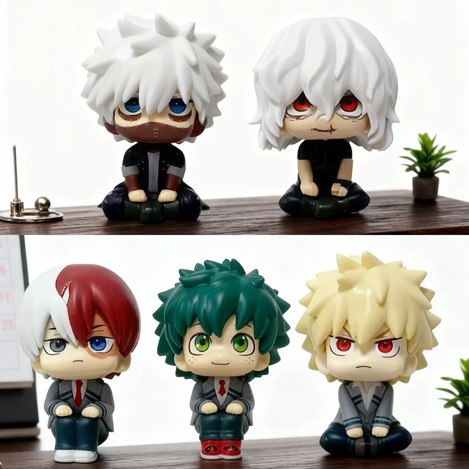 Anime My Hero Academia Figur Izuku Midoriya Tomura Shigaraki Whirlpool Bakugou Shoto Todoroki Figur Ornament Kocchion und y