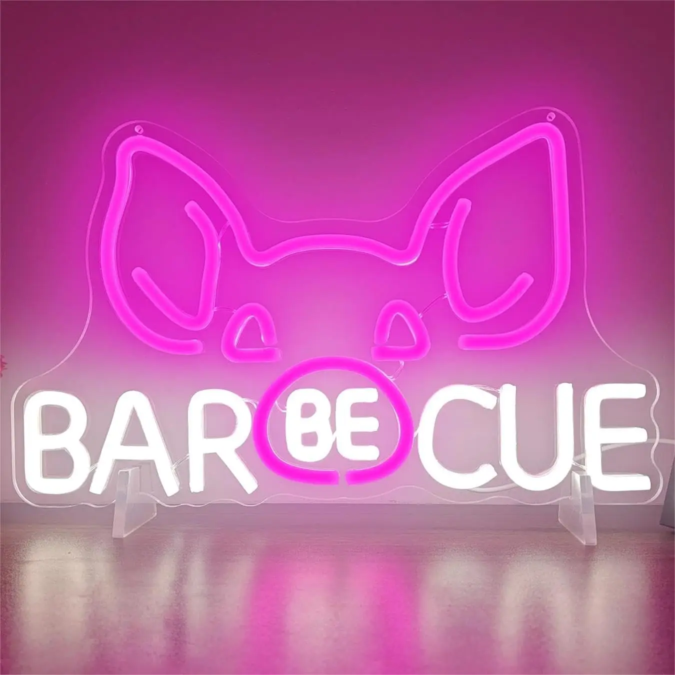 

BBQ Neon Signs LED Neon Light Sign Light Up Neon Signs for BBQ Shop Restaurant Beer Bar Pub Christmas Birthday Party Gift