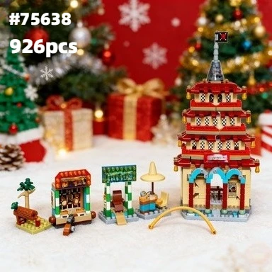 NUEVO Set de Construcción de 926 Piezas, Navegación King, Batalla de Luffy en Arlong Park 75638, Modelo de Bloques de Construcción de Fish Man Arong Park, Regalos de Cumpleaños y Navidad