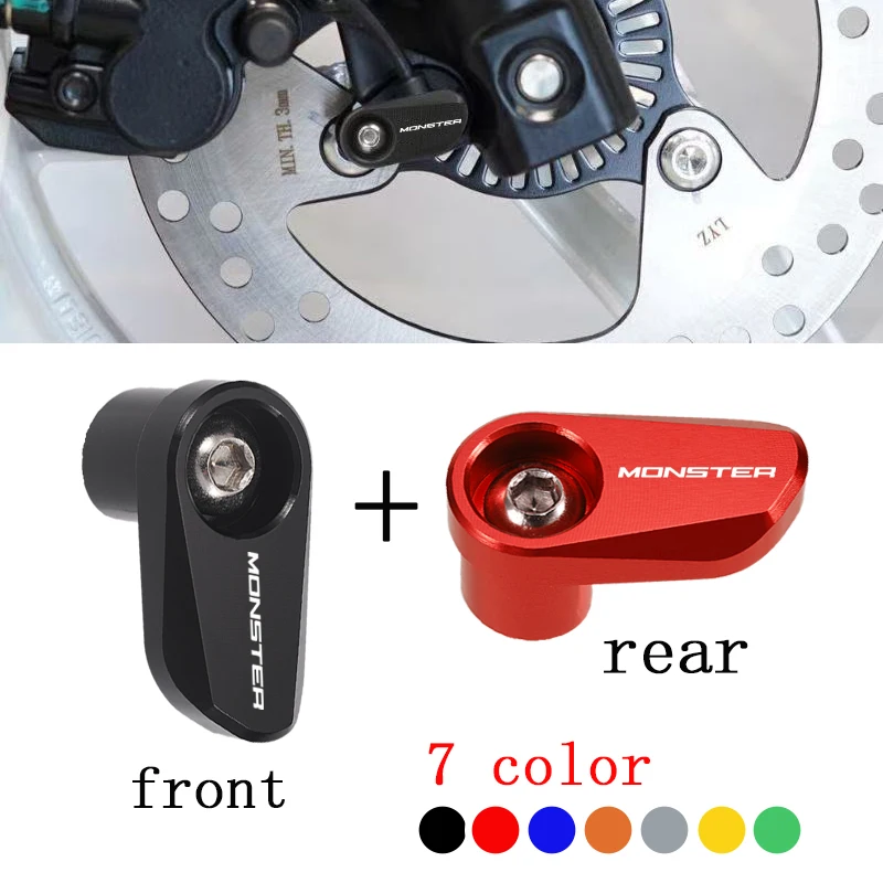 

For DUCATI MONSTER 696 795 796 821 1100 1200 600 620 Motorcycle CNC Aluminum Front Rear wheel ABS Sensor Guard Protection