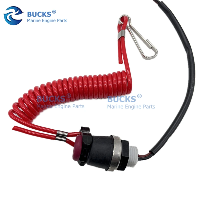 

398-06830-0 Безопасный выключатель со шнурком для деталей лодочного двигателя подвесного мотора Tohatsu