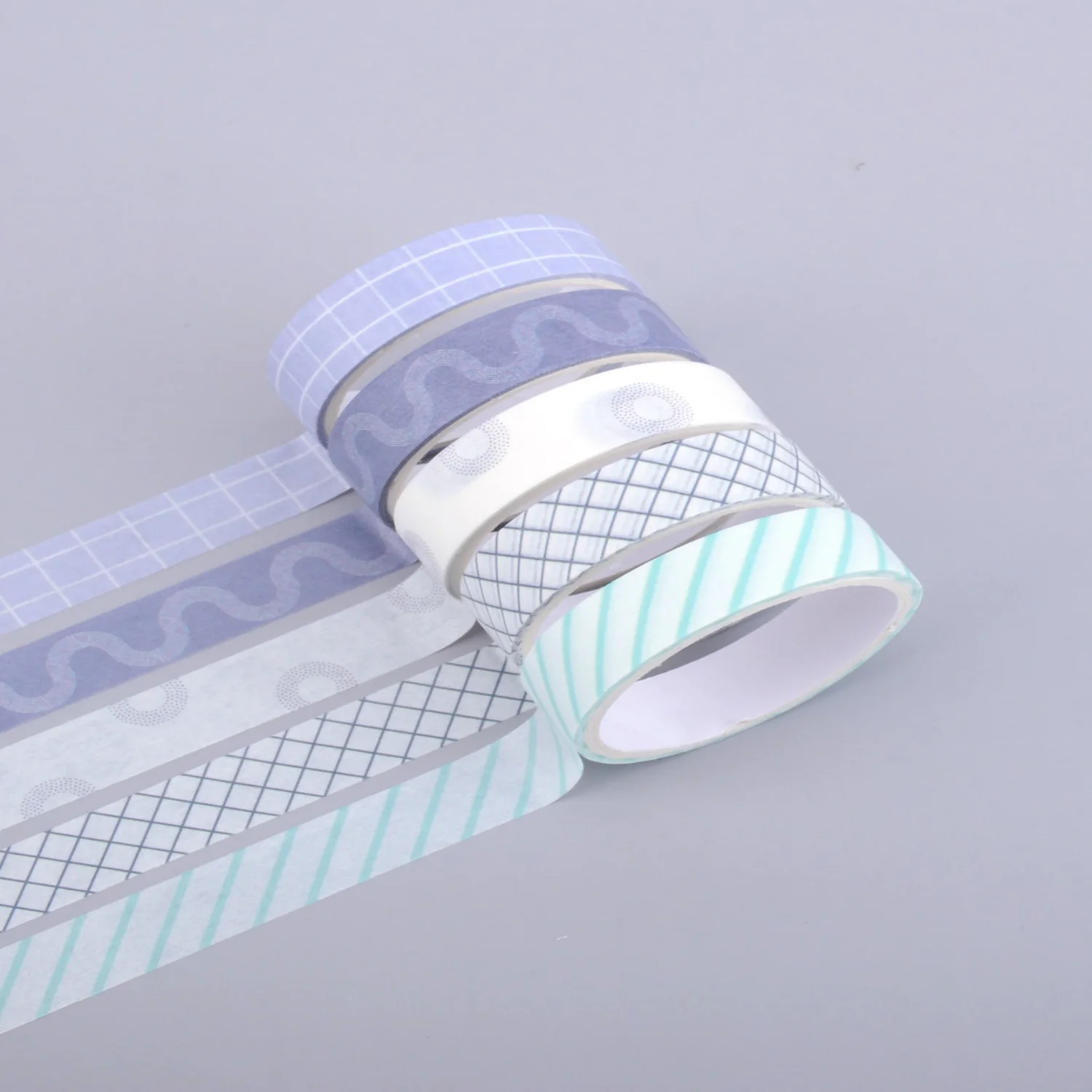

5rolls Mixed Pattern Washi Tape