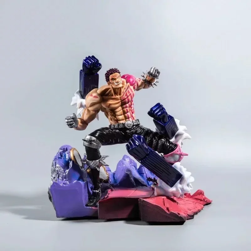 

anime peripheral One Piece Yuan-ti Charlotte Katakuri Battle GK statue PVC Action Figure Collectible Model Doll Toy 27cm