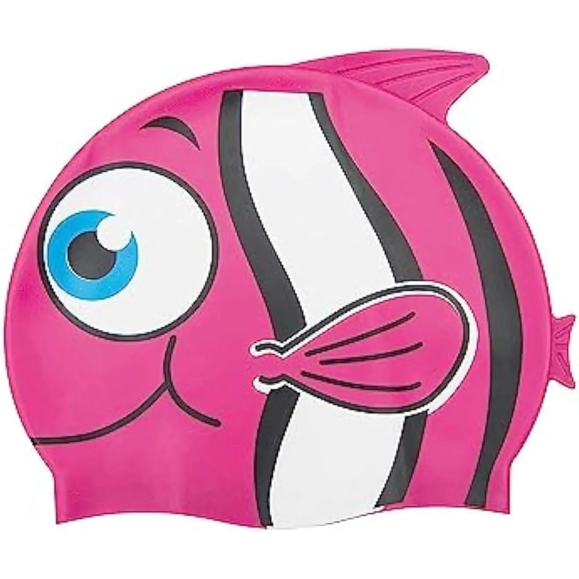 

Bestway: Hydro-Splash: Lil' Buddy Swim Cap - Pink - Fish Character Pool Accessory, Soft Silicone, , Water Swimming Play, Kids 3+