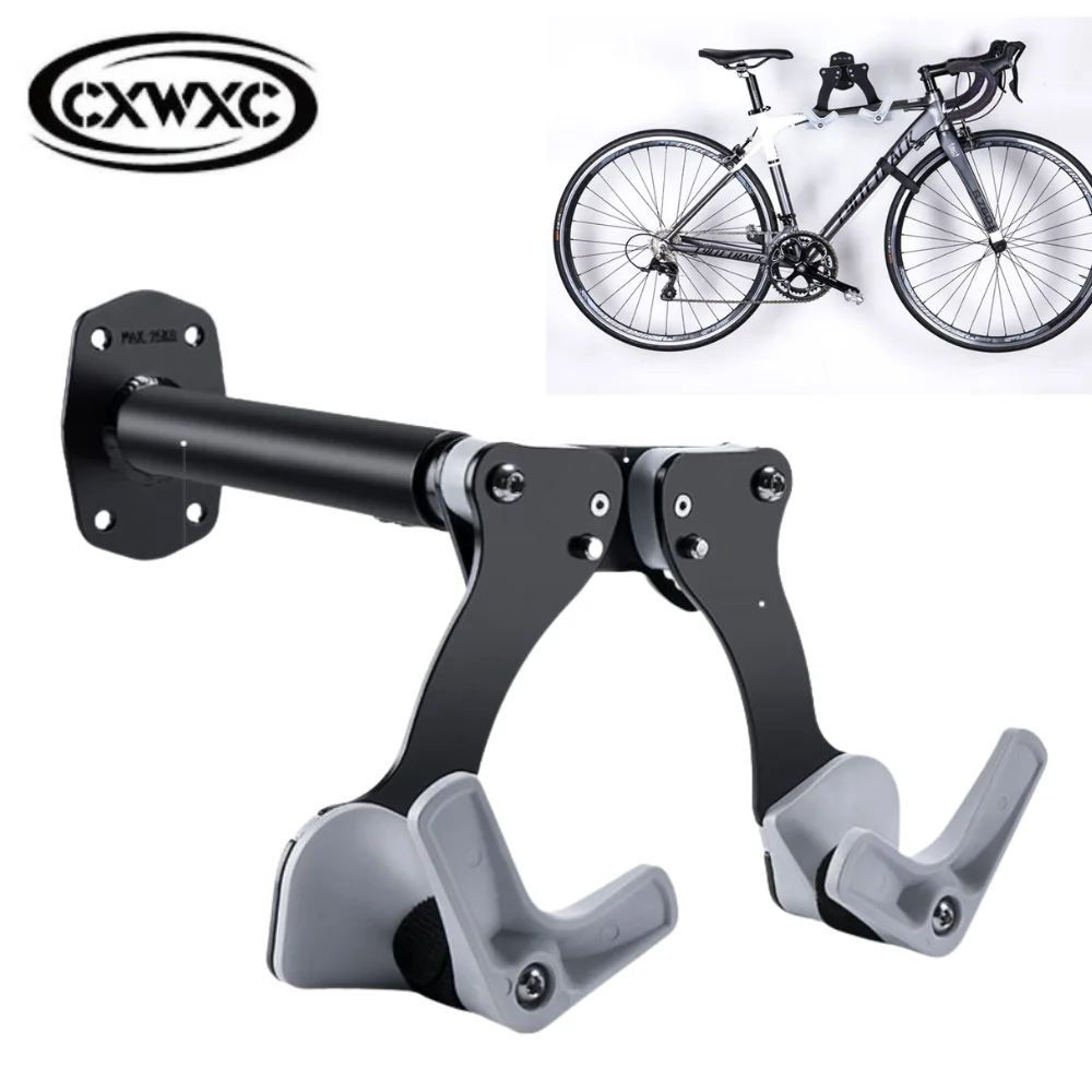 

CXWXC Bicycle Wall Mount Horizontal MTB Road Bike Rack Hanger Hooks Holder for Garage Indoor Storage Bicycle Accessories