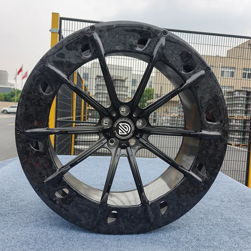 

Новые кованые карбоновые двухсоставные диски Hyper Black Deep Dish 100 мм, 18-24 дюйма для модернизации/тюнинга
