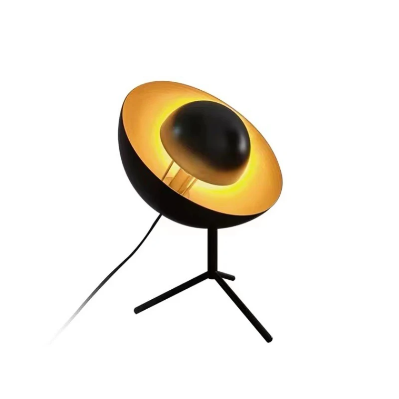 Nordic Danish Designer Satellite Desk Lamp Parlour Sofa Bar Counter Model Houses Bedroom Bedside Retro Radar Tripod Table Light