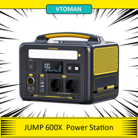 VTOMAN JUMP 600X 299Wh Portable Power Station, 600W Output, Pure Sine Wave, Expandable 939Wh Capacity, 9 Ports, PD 60W USB-C