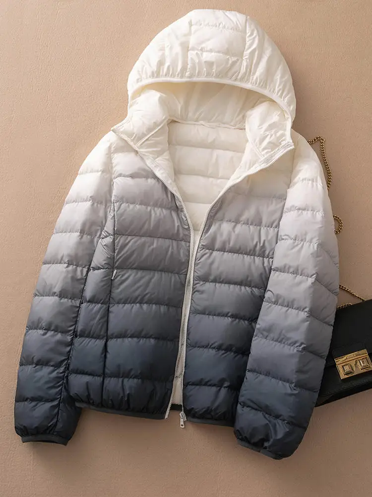 SEDUTMO – manteau matelassé en duvet de canard pour femme, Parka surdimensionnée, Ultra légère, à la mode, courte et chaude, à capuche, ed2022