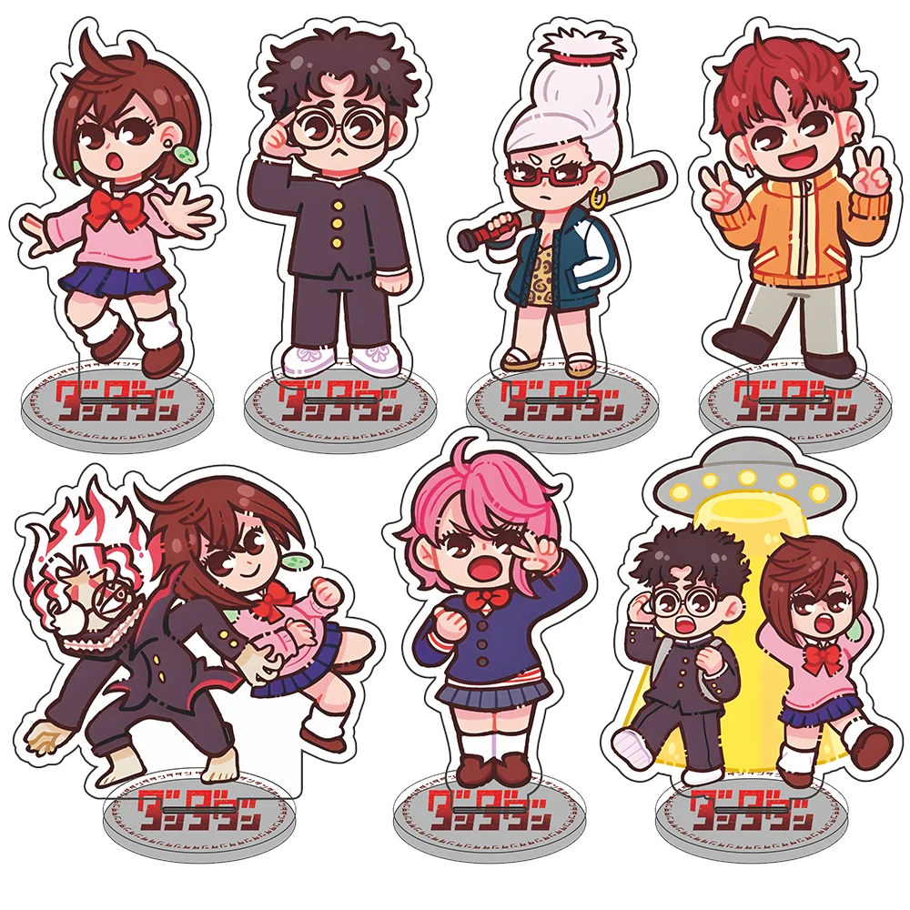 Anime DAN DA DAN Acrylic Stand Doll Dandadan Model Doll Momo Ken Aira Seiko Acrylic Figure Cosplay Exhibition Gift 10cm