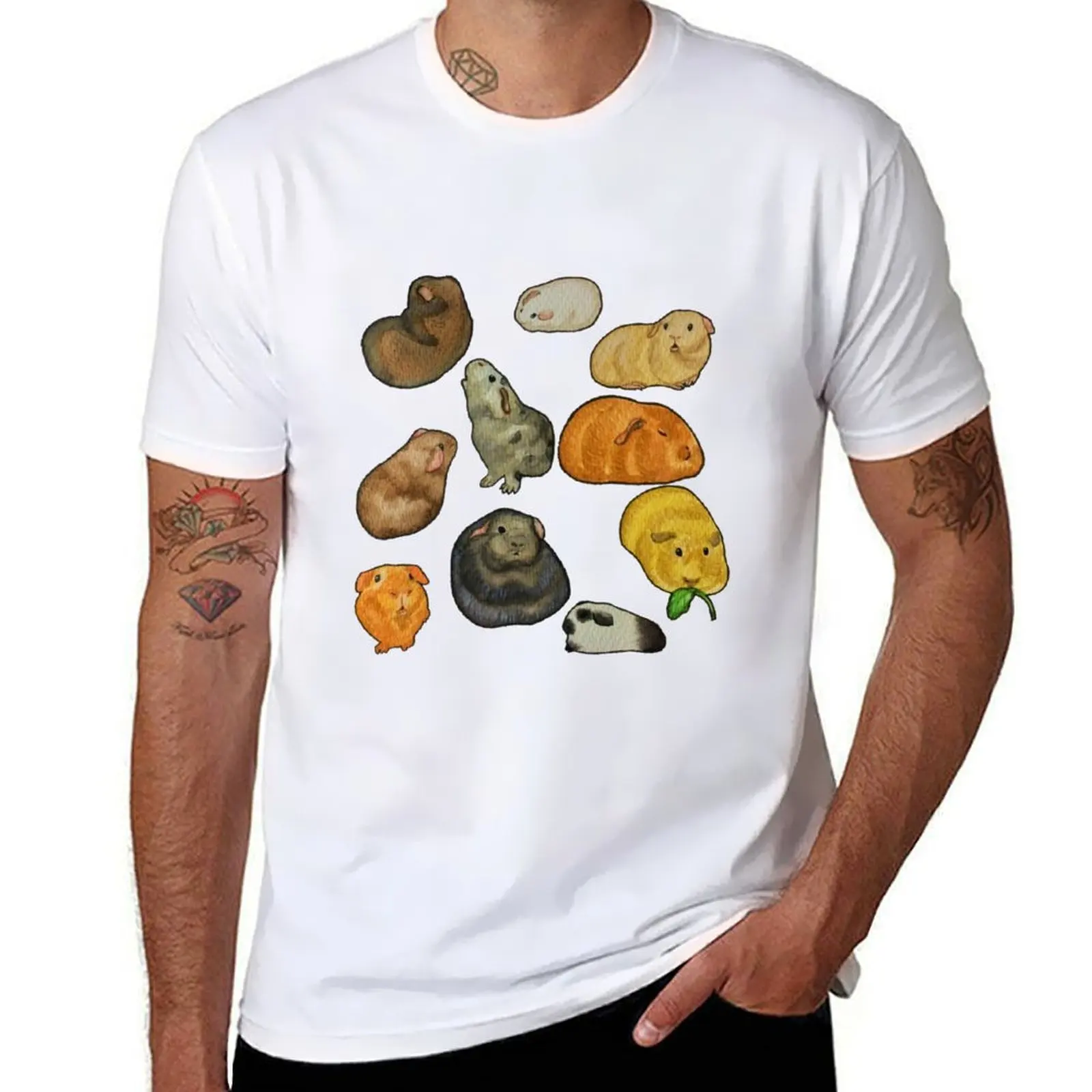 

Guinea pigs T-Shirt t shirts with prints man t shirts graphic T-Shirt