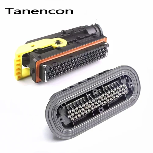 1 Juego de módulo de conector impermeable para coche de 55 pines PLD/WAY camión ECU enchufe consola central conector de CD para Benz 1718248-1 2-967677-1