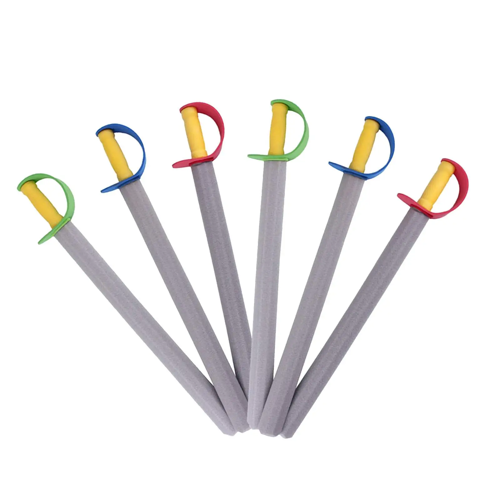 6 Pieces Foam Swords Parties Favor for Pretend Play Decoration Parties